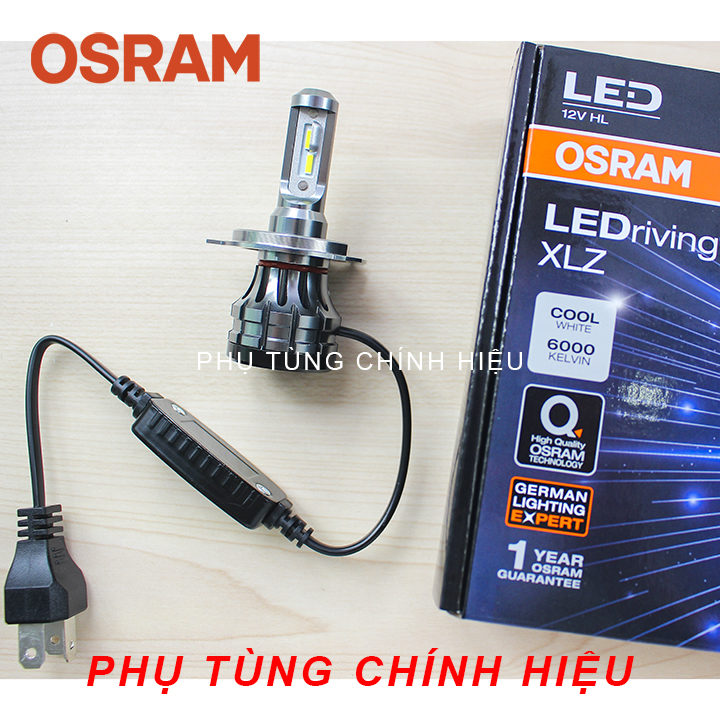 Bóng đèn LED OSRAM H4 xe Ô tô, Mô tô, SH, Air Blade, Wave RS, Exciter, Winner, Future, Sirius, Jupiter, Vision tăng sáng trắng (B6204CW)