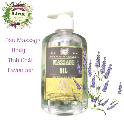 500ml-1000ml Dầu Massage Body Tinh Dầu Lavender Thiên nhiên 100% dùng cho mọi loại da