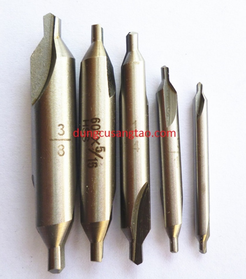 Mũi khoan định tâm - Center drill / mũi khoan định vị, khoan mồi