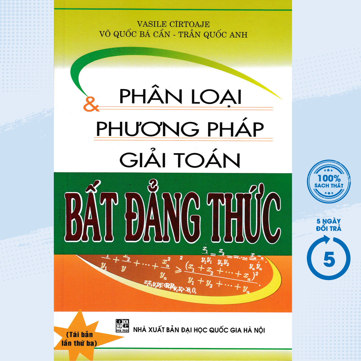Sách - phân loại và phương pháp giải toán bất đẳng thức - newshop