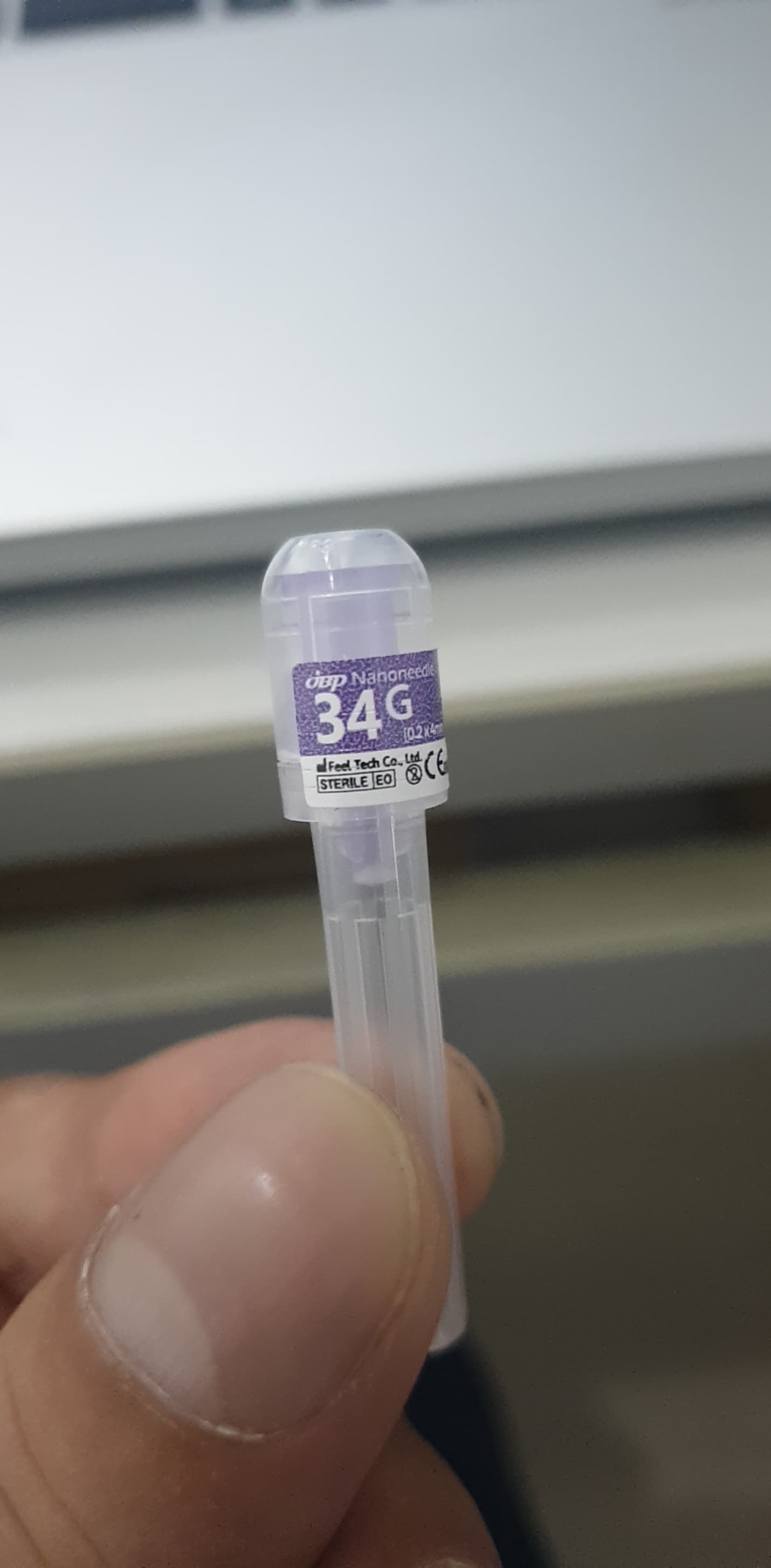 Đầu kim meso nano 34G JBP kim tím nanoneedle siêu mỏng & nhỏ chuyên dùng tiêm tinh chất 4mm 6mm 8mm ( tiêm căng bóng )