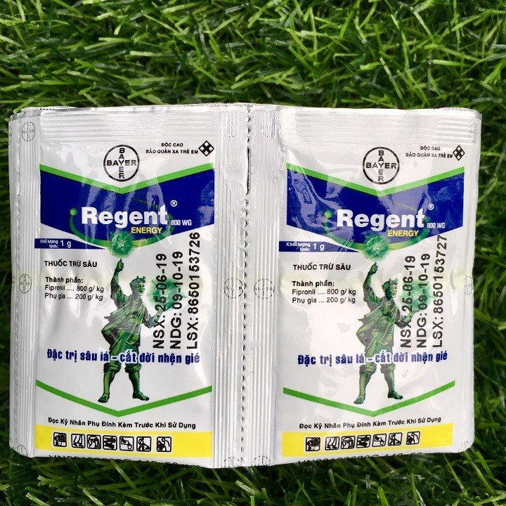Set 2 gói chế phẩm Reagt 800WG gói 1 gram chuyên đặc trừ sâu cuốn lá, sâu đục thân.