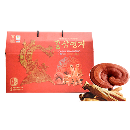 Nước hồng sâm linh chi Hàn Quốc Pocheon xách 30 gói