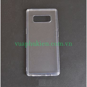 Ốp lưng silicon dẻo trong suốt cho Galaxy Note 8