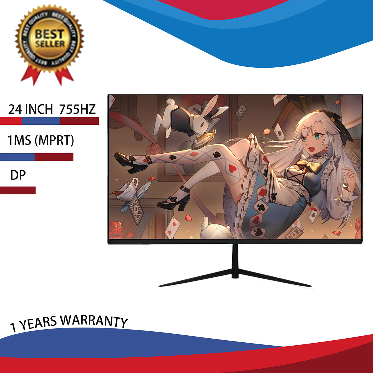 Màn hình chơi game 24 inch 75HZ độ phân giải cực cao Màn hình LCD 144hz Bề mặt 1K Màn hình ips32 inch Máy tính 27 inch