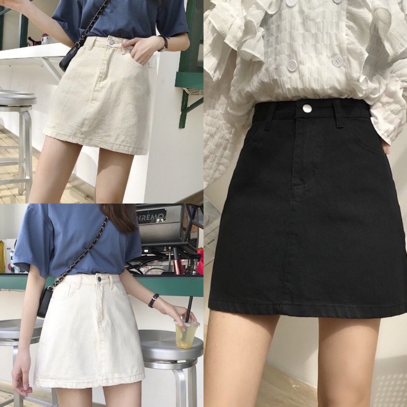 chân váy chữ a kaki, chân váy thô