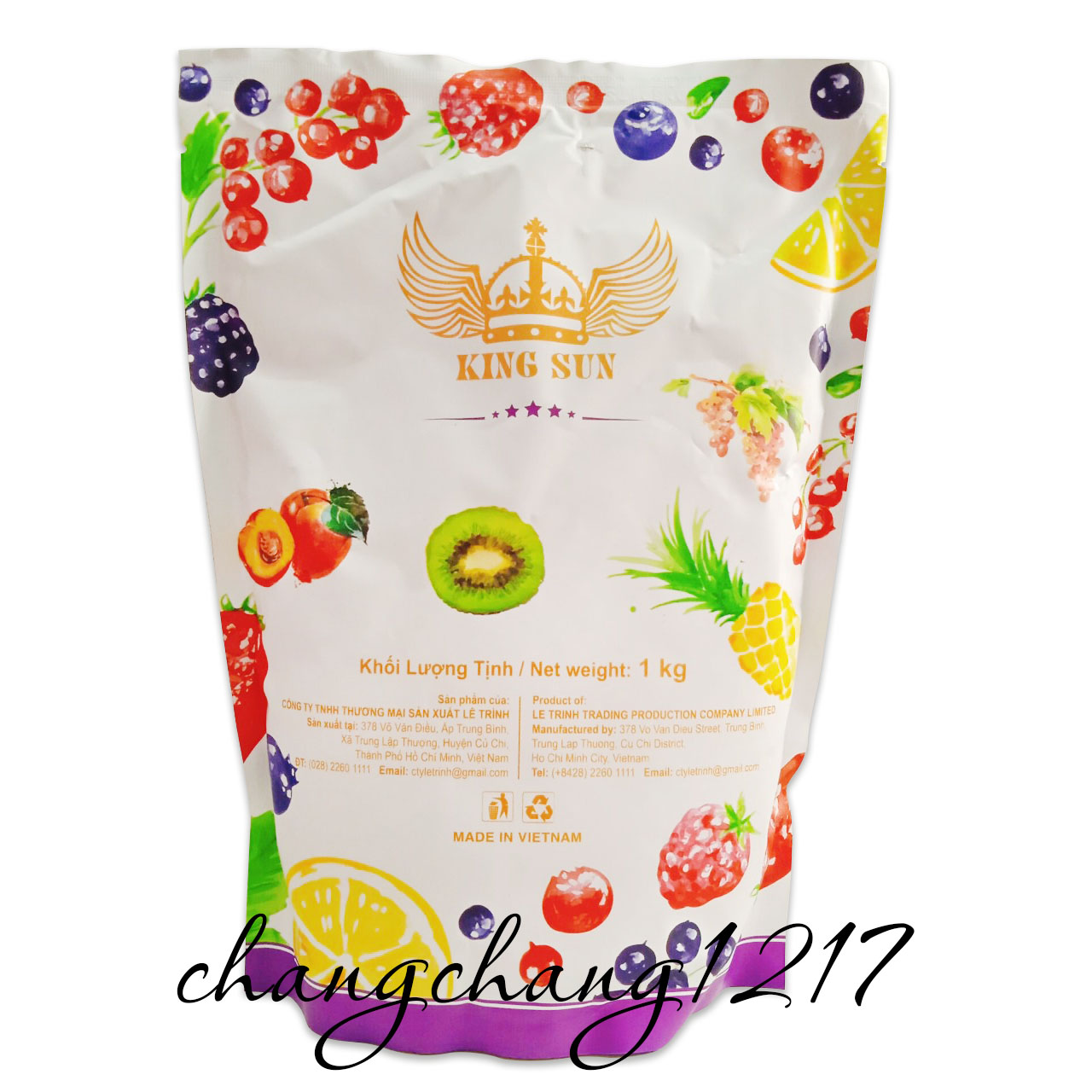 Bột Làm Trà Sữa Socola King Gói 1kg