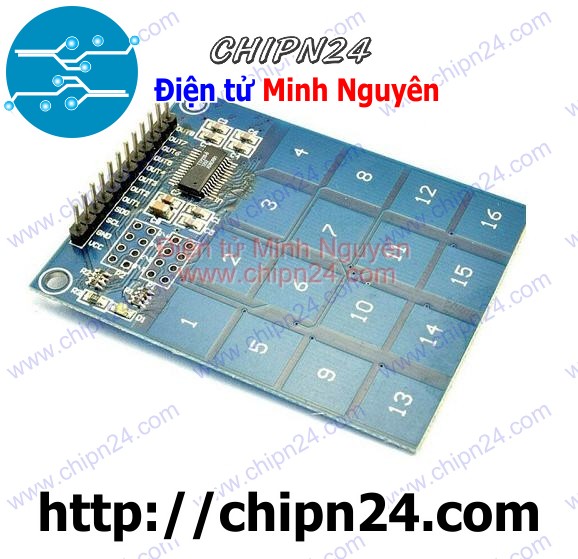 Module ttp229 bàn phím cảm ứng 16 chạm điện dung