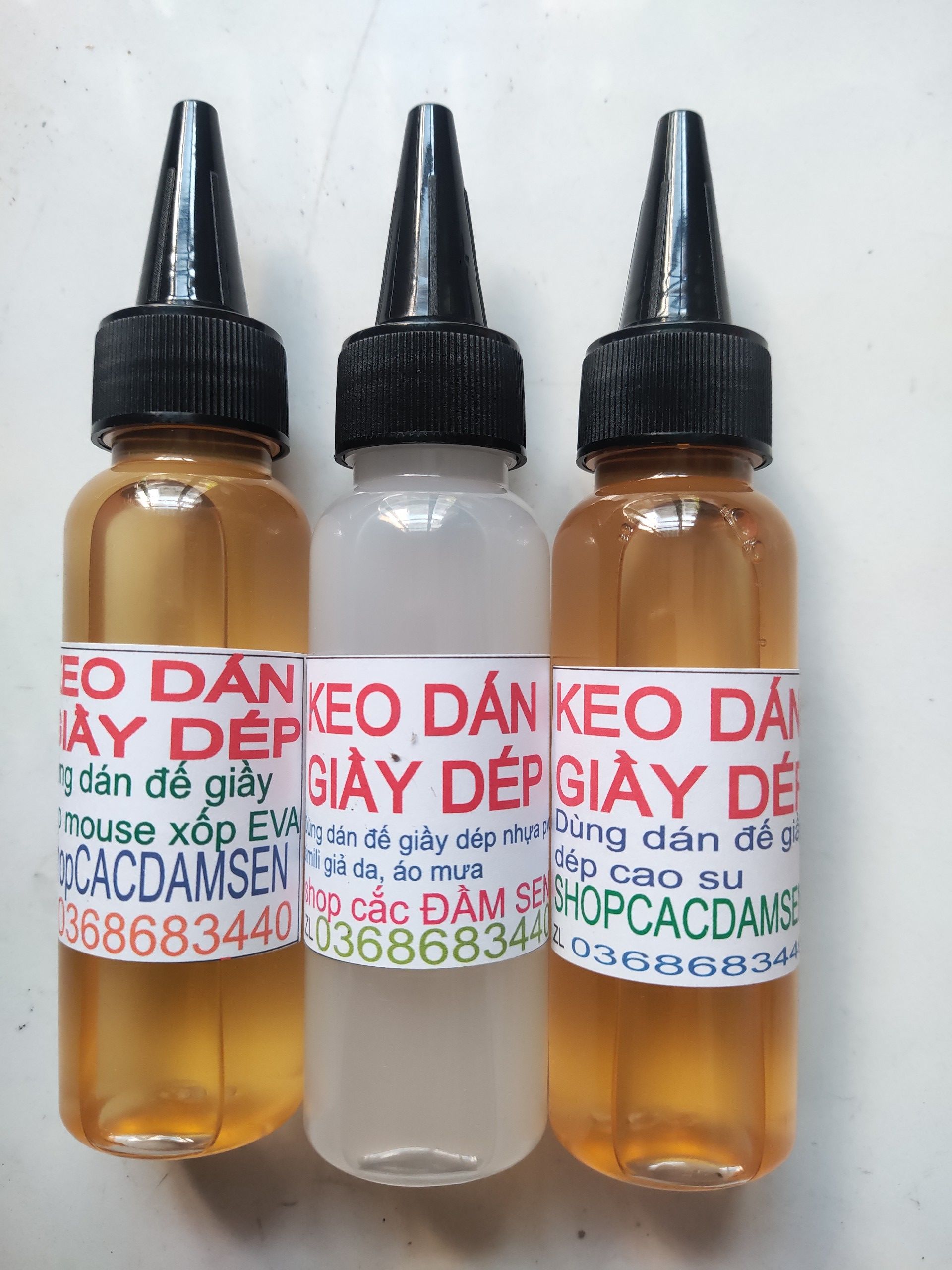 KEO DÁN ĐẾ GIẦY DÉP -LỌ 60ML