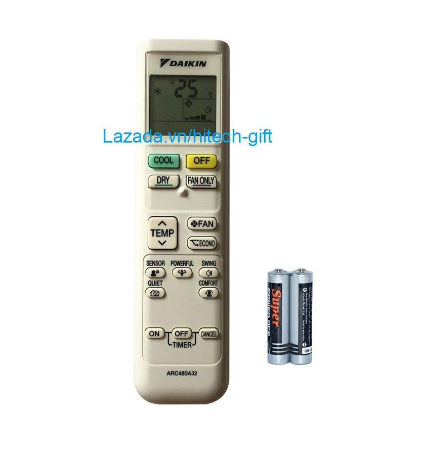 Remote máy lạnh daikin điều khiển điều hòa arc480a21 arc480a22 arc480a32 arc480a33