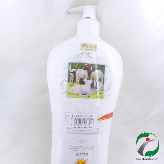 Combo hai chai sữa tắm dê Five Goats