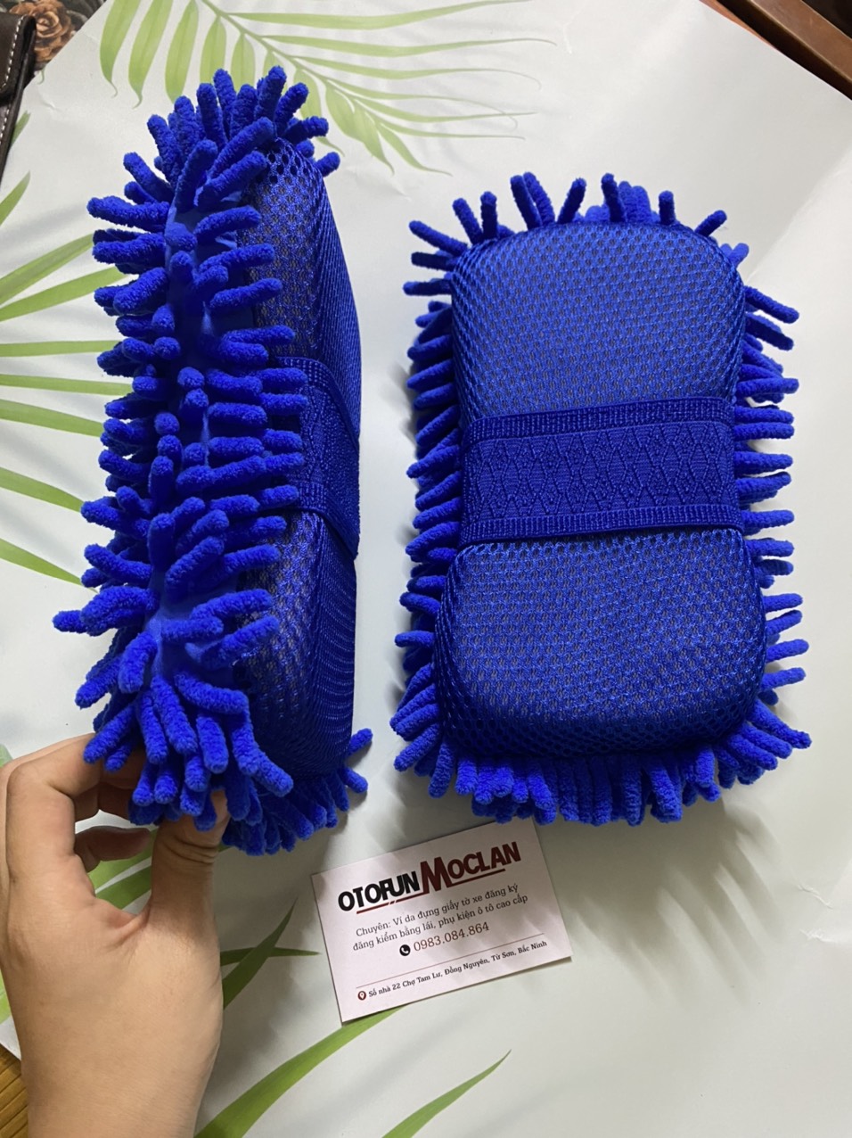 Bao tay rửa xe bọt biển 2 trong 1 hình san hô rửa xe chuyên dụng hàng loại 1 - bọt biển san hô chuyên dụng lau rửa xe
