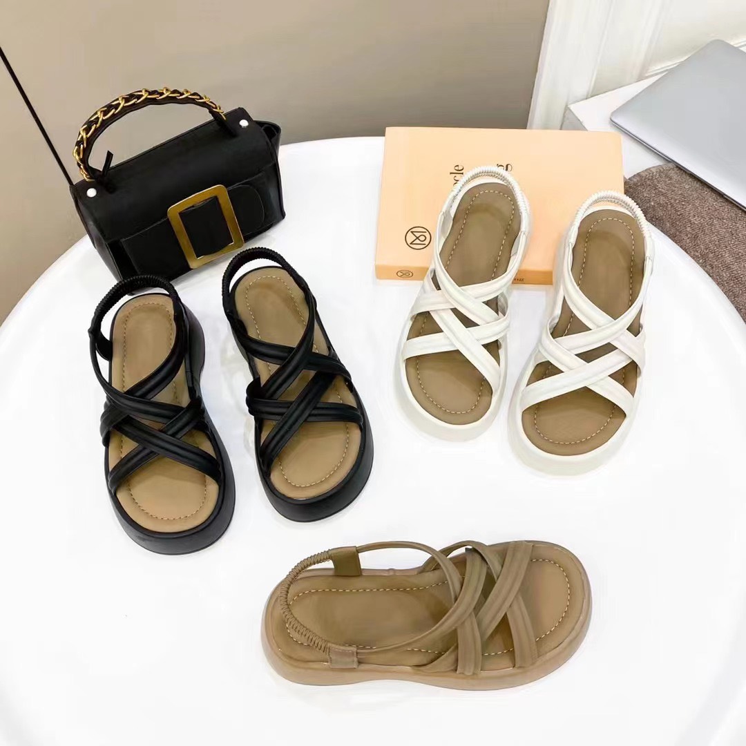 Sandal nữ học sinh quai đan chéo MINA chất êm ái