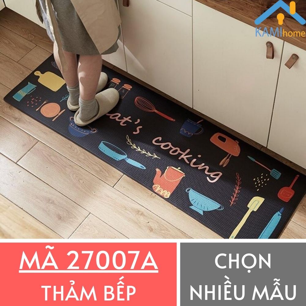 Thảm chùi chân trải sàn Chọn mẫu tùy thích cỡ 120*40cm trang trí chống trượt mã 27007a