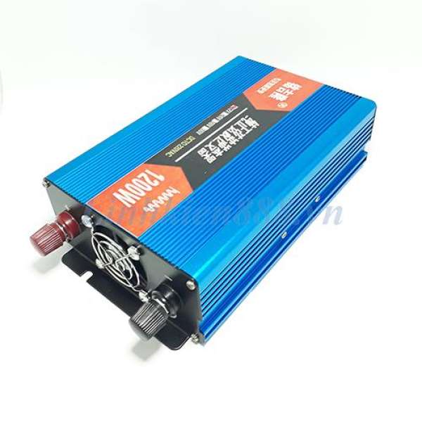 Bộ chuyển nguồn 12V sang 220V 1200W sóng sin chuẩn