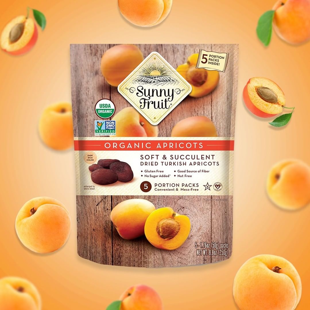 Mơ khô hữu cơ 250g Sunny Fruit Organic Apricots