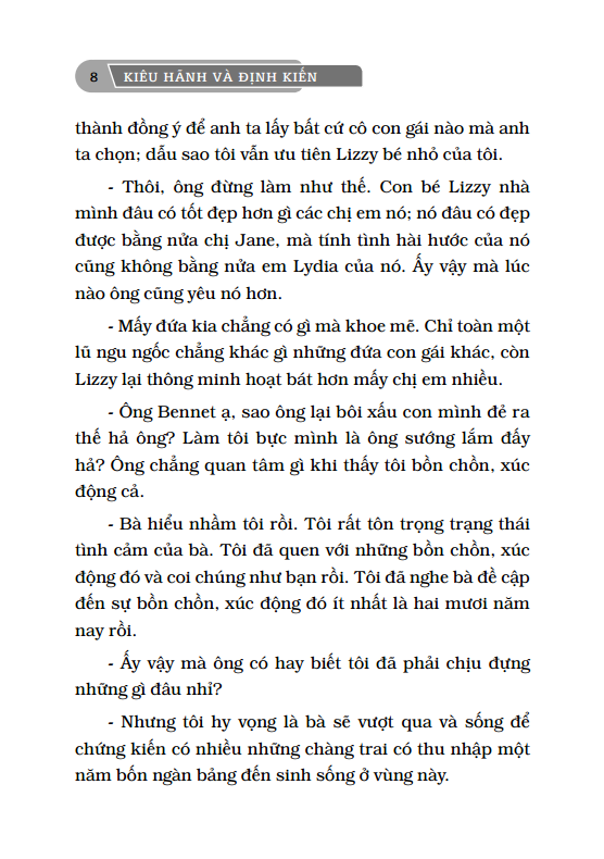 SÁCH - Kiêu Hãnh Và Định Kiến (bìa mềm)