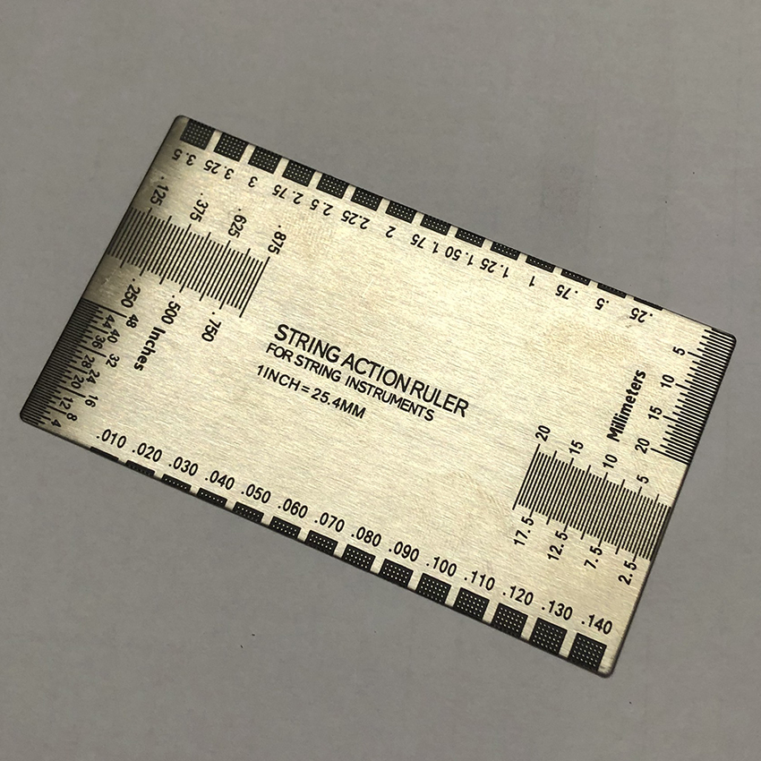 Thước đo Action đàn guitar - String Action Ruler - Vinida Guitar - Duy Guitar Store