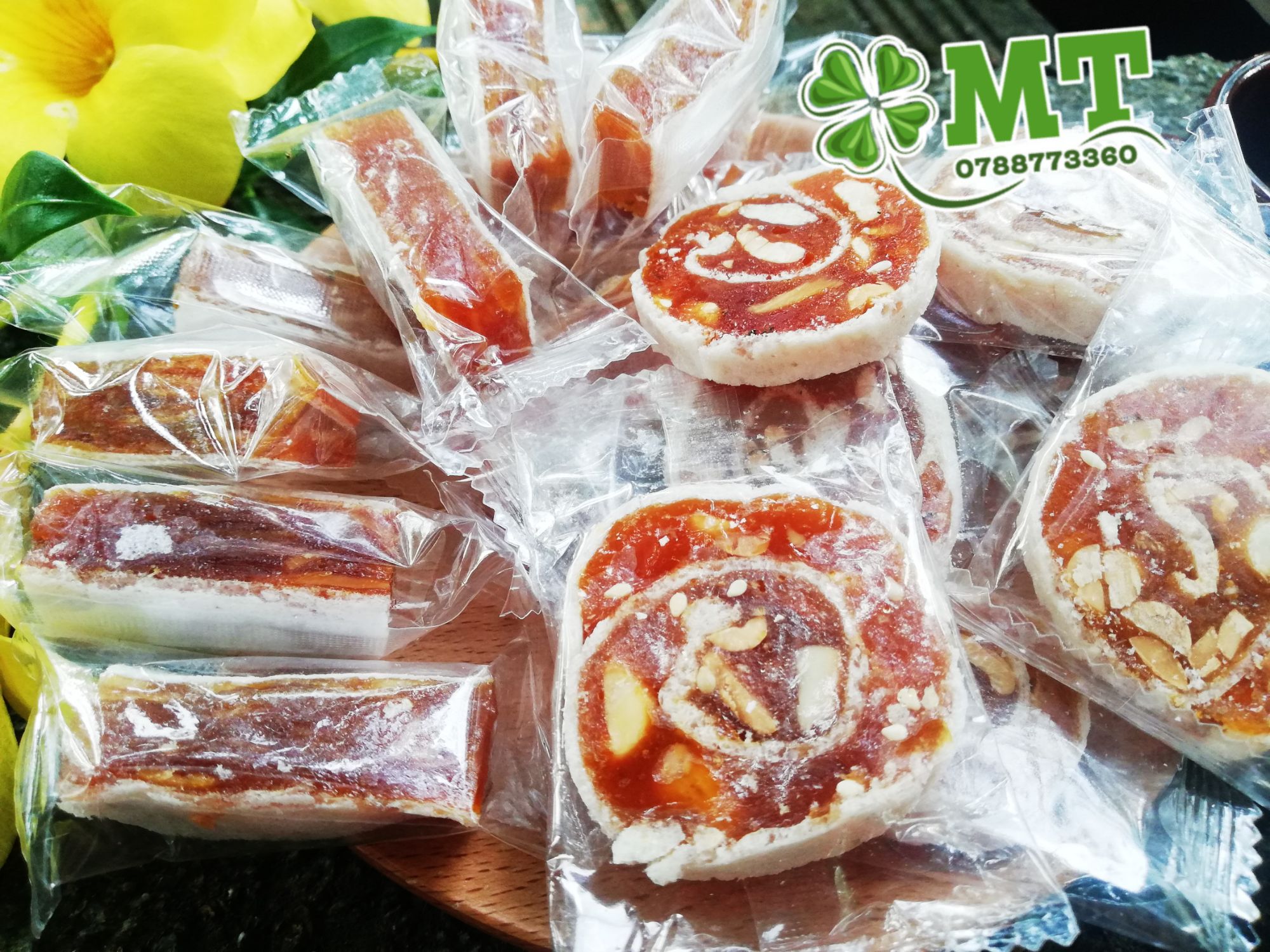 Kẹo khóm mít dừa non mix 2 loại 500g