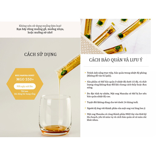 Mật ong Manuka MGO 850 + Manuka 250g