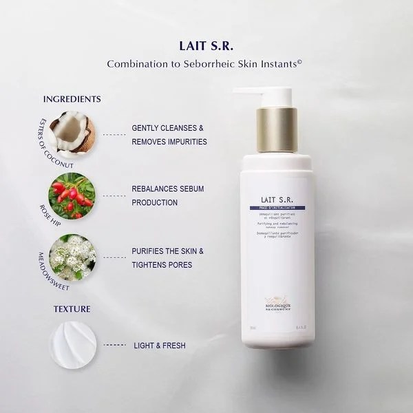 Sữa rửa mặt kháng khuẩn và làm sáng da BR Lait SR