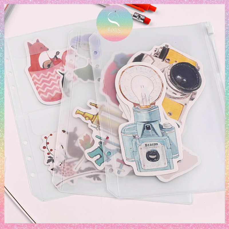 [HOTIS] Sheet PVC đựng card, sticker cho binder A6/ A5/ B5/ A4