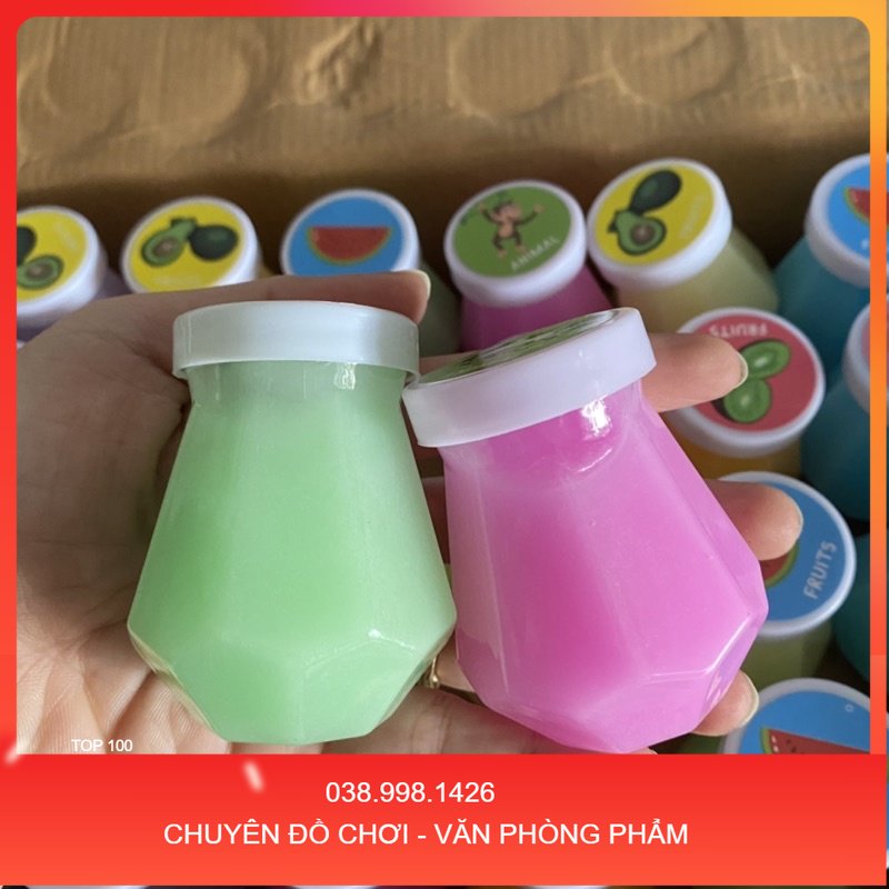 Đồ chơi slime - chất dẻo ma thuật lọ hình kim cương