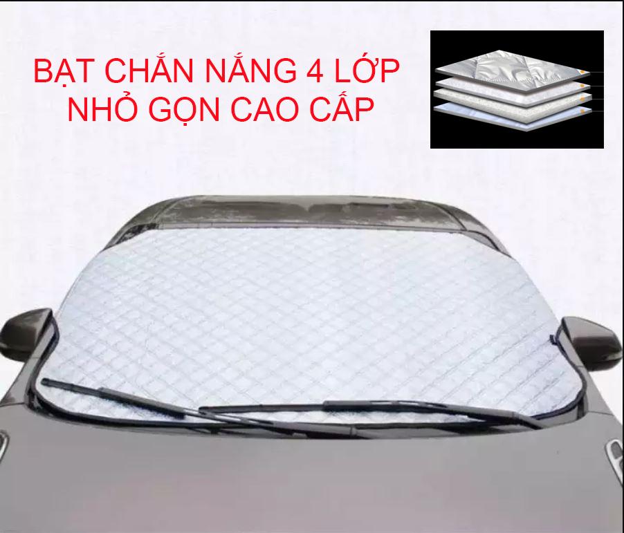 Tấm Che Nắng Kính Lái Ô Tô Chống Nắng Dày 4 Lớp Dễ Dàng Gấp Gọn