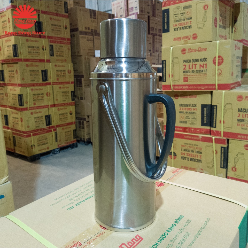 Phích đựng nước INOX 2 lít cao cấp Rạng Đông Model: RD 2035 ST2