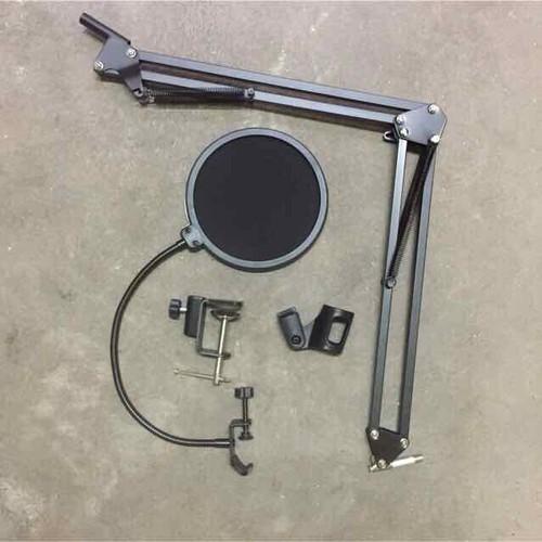 Chân Micro kẹp bàn NB-37 và Màng Lọc Âm