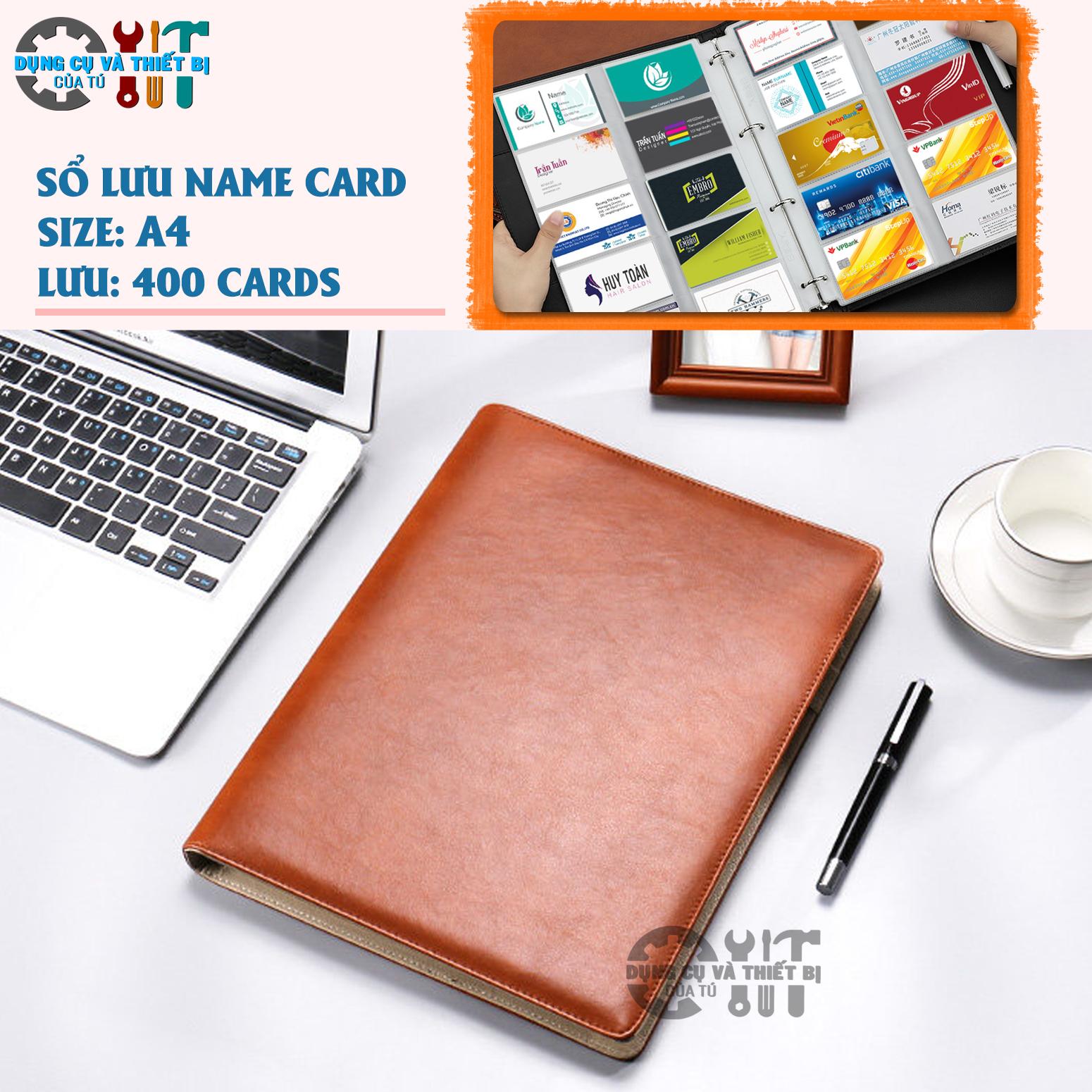 SỔ ĐỰNG NAME CARD, VISIT 400 CARDS CARD