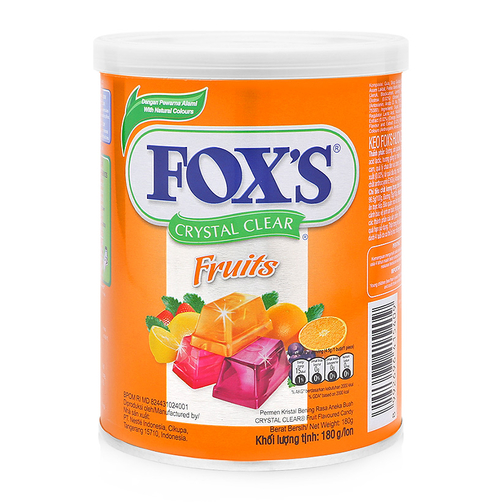 Kẹo trái cây hỗn hợp 4 loại fox's fruit
