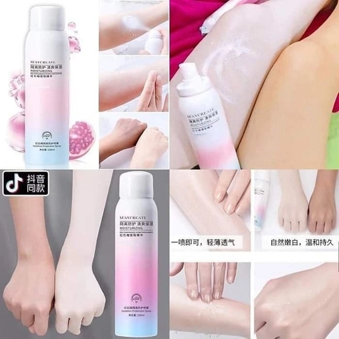 Xịt Chống Nắng Trắng Da Maycreate 150ml Spf35 HÀNG NỘI ĐỊA TRUNG