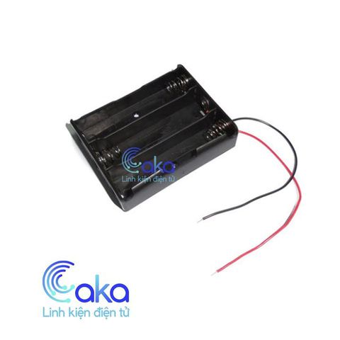 Đế Pin 18650 1 Pin – Đế Gắn Pin 18650 Loại 1 Cell Có Dây Dẫn, Chất Liệu Nhựa ABS Bền Đẹp