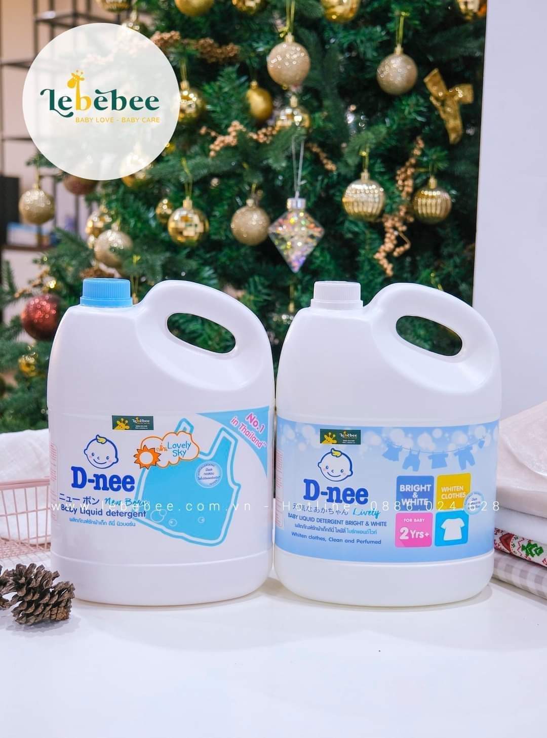Nước giặt Dnee Thái lan chính hãng 3000ML