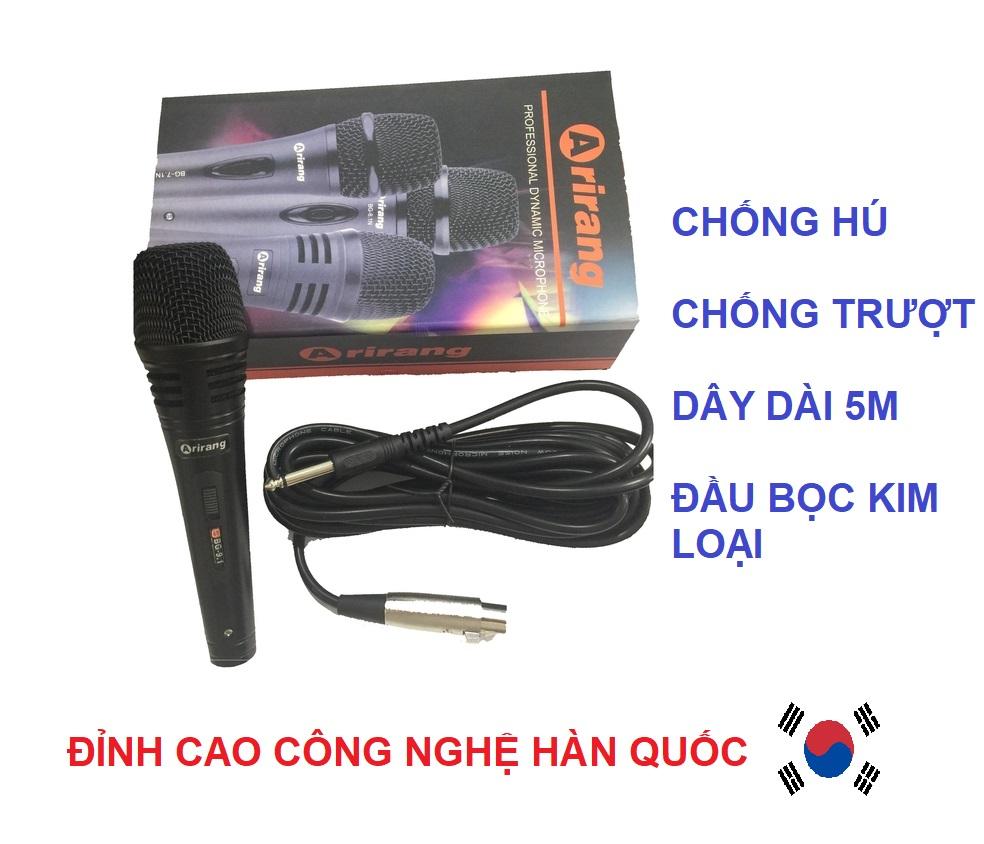 Micro karaoke có dây ARIRANG BG-9.1 - Micro có dây arirang - Micro karaoke có dây giá rẻ - Micro có dây giá rẻ