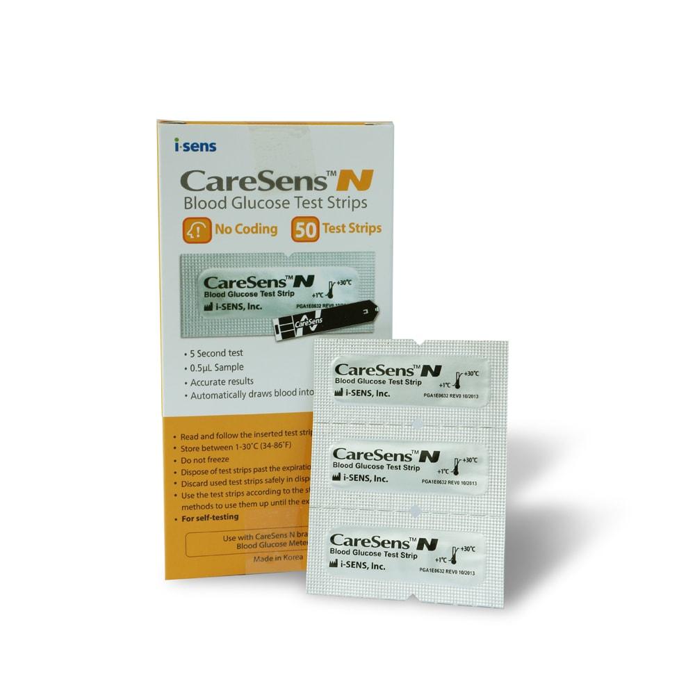 Que Thử Đường Huyết Caresens N (Hộp 25 Test)