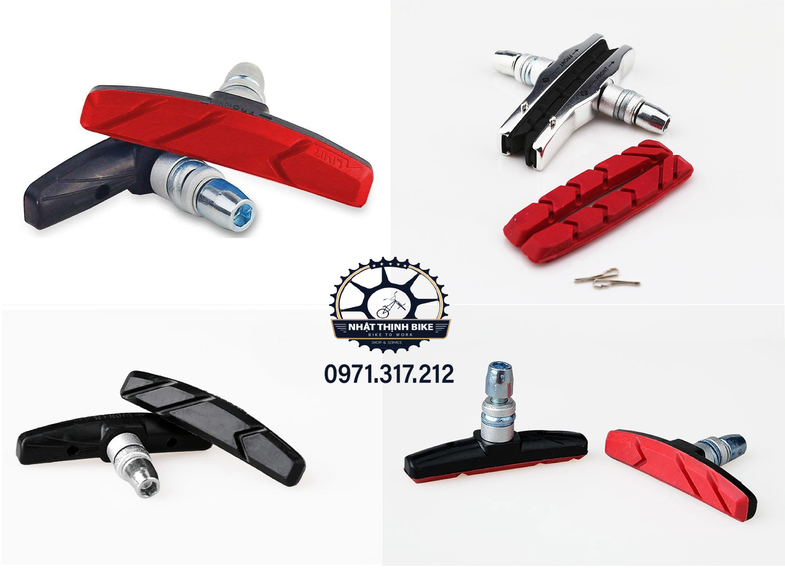 Má phanh xe đạp Má phanh V BRAKE TYPE hàng tốt
