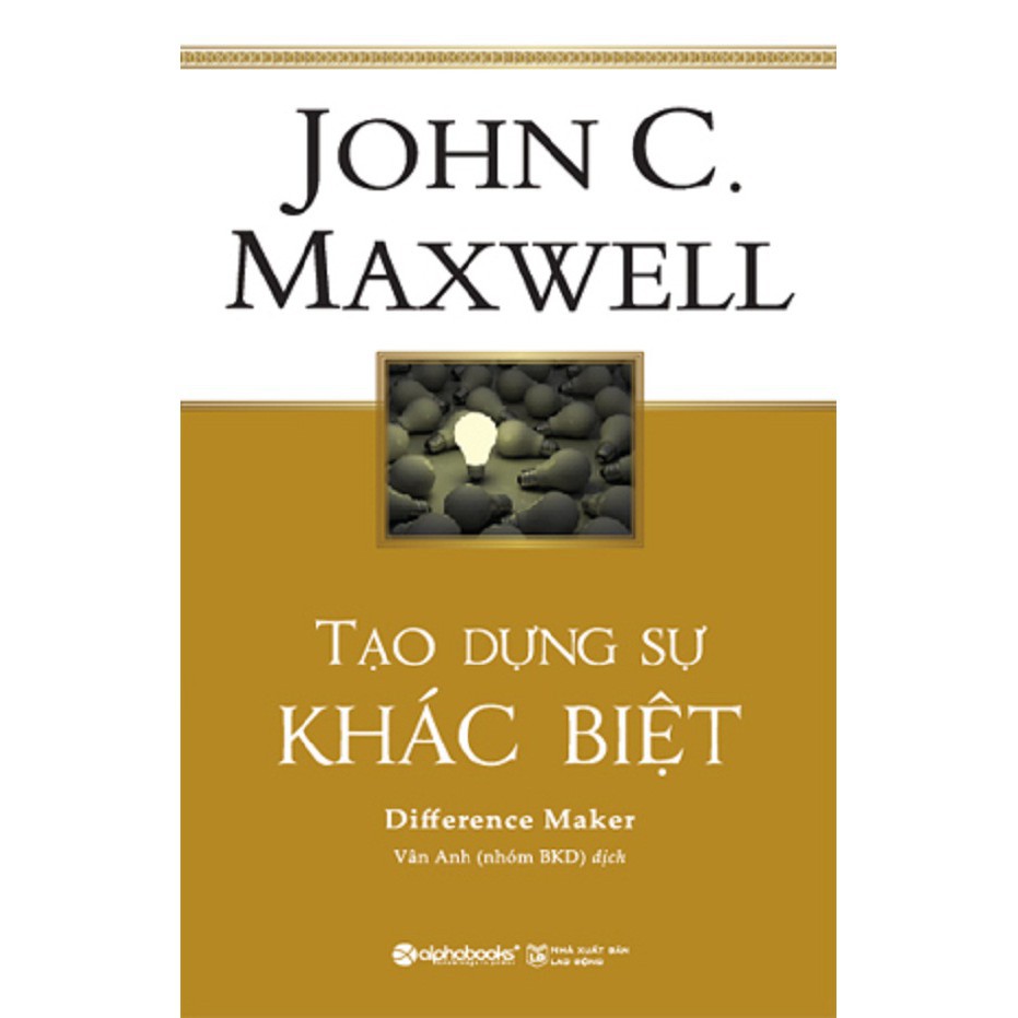 Sách Alphabooks - Tạo Dựng Sự Khác Biệt
