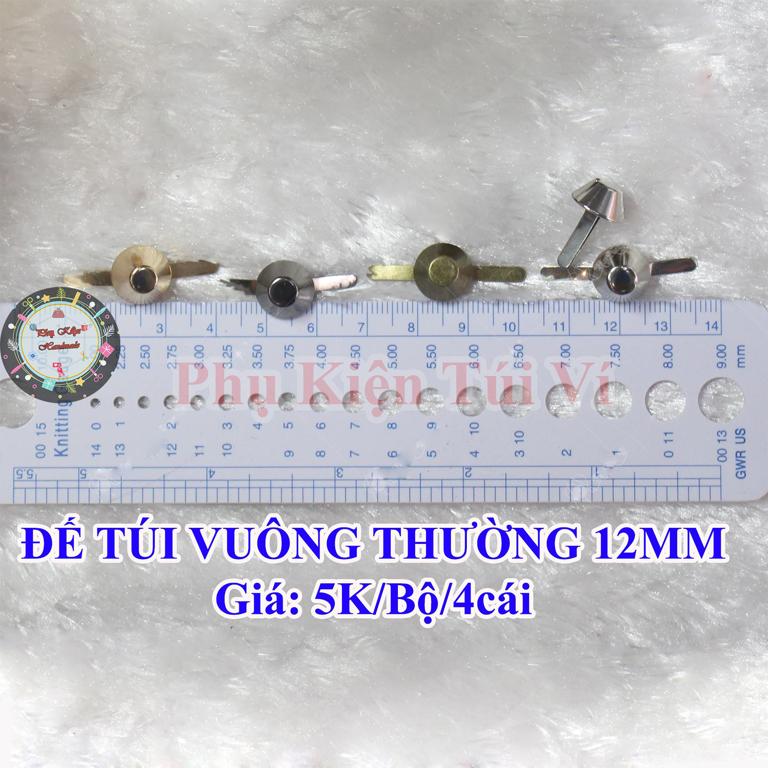Regular Square Bag Base 12mm (15K/Set/4 Pieces)