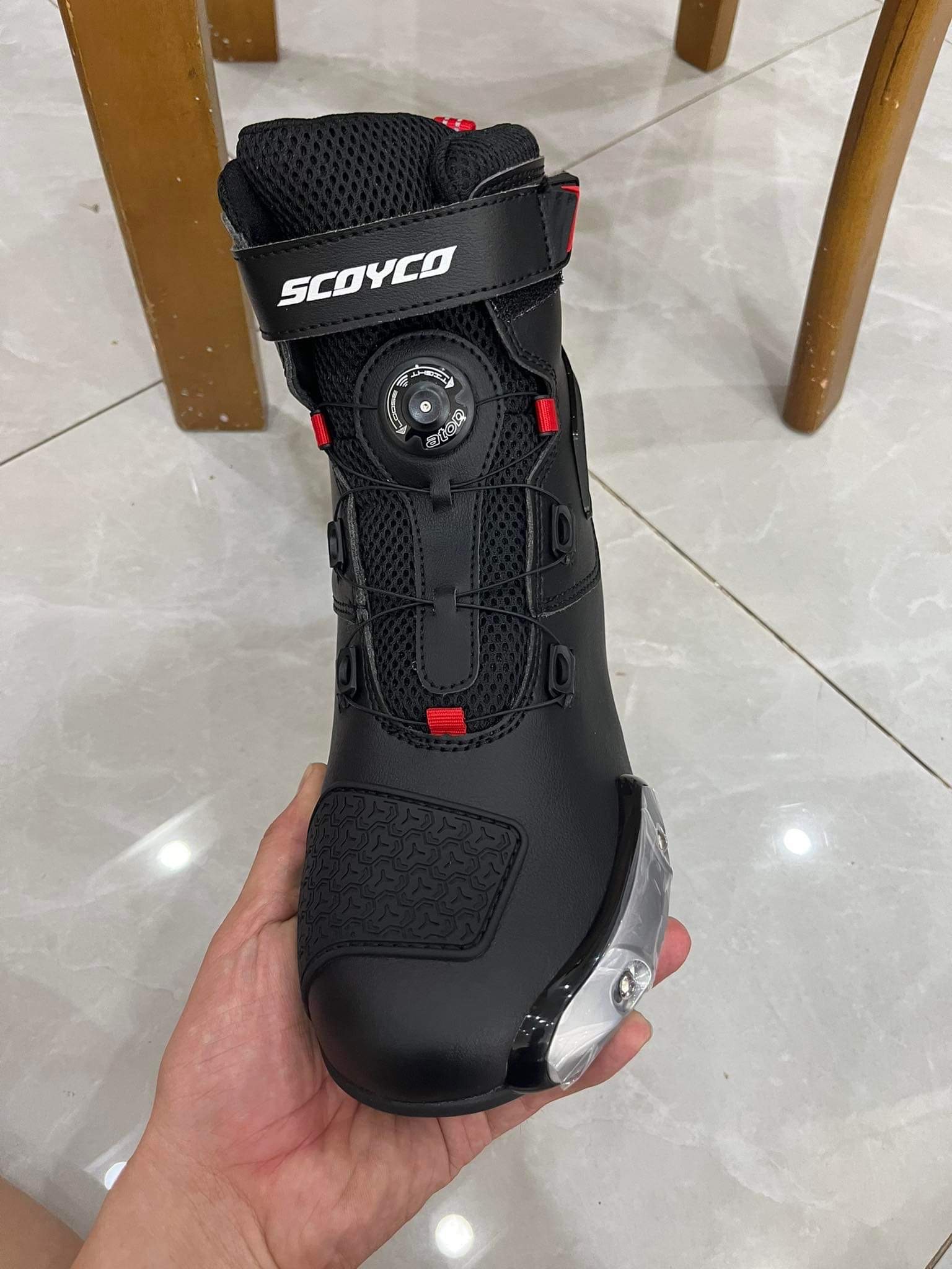 Giày Bảo Hộ Moto, xe máy Scoyco MR002-2