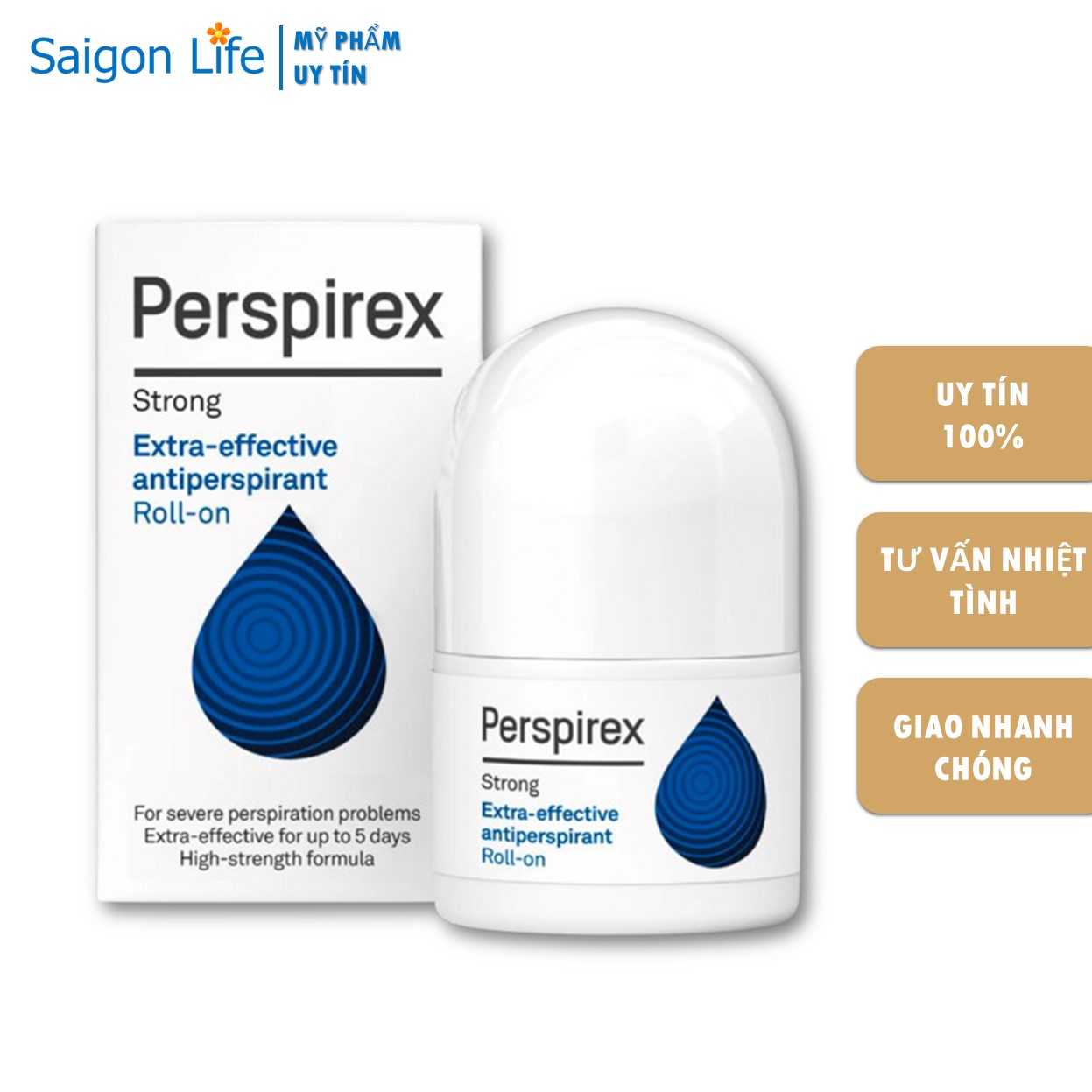 [Hot] Lăn Khử Mùi Perspirex Cao Cấp Strong (Loại Mạnh) 20ml