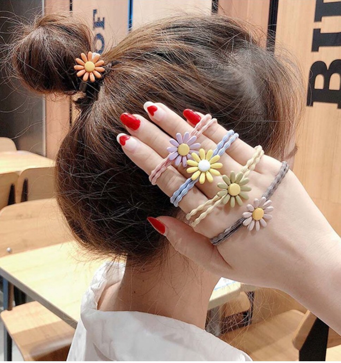 Dây Thun Buộc Tóc Co Giản Thời Trang Nhiều Mẫu Siêu Dễ Thương