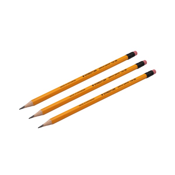 Bút chì 2B Staedtler 134 có gôm tẩy SUKADO