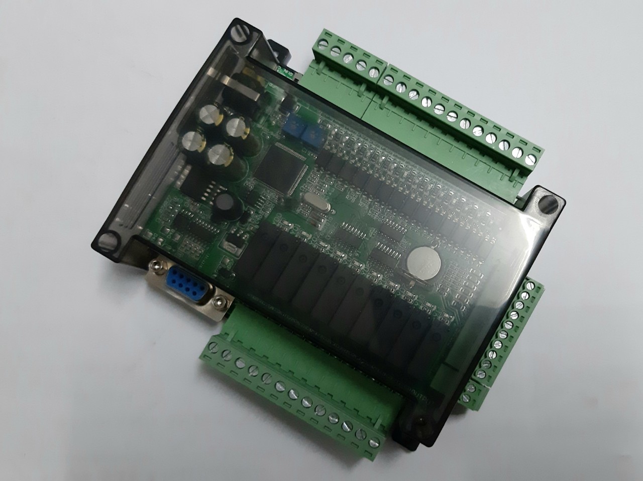 [HCM]PLC Board FX3U-24MR 6AD 2DA – Có Pin RS485