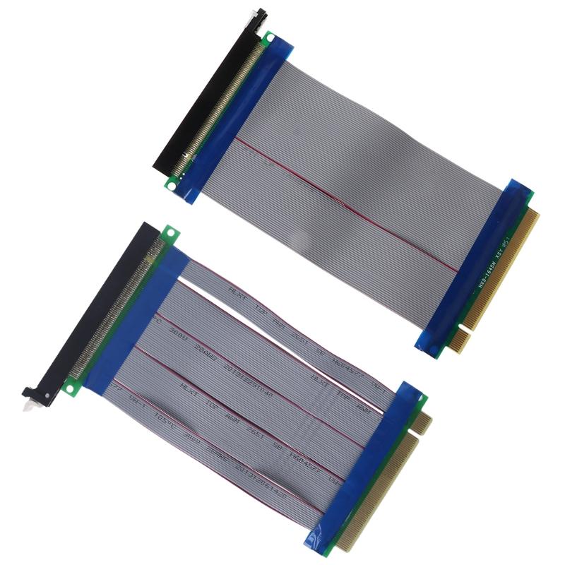PCIe 16X PCI Express PCI-E 16X to 16X Riser Extender Card Adapter Flexible Cable