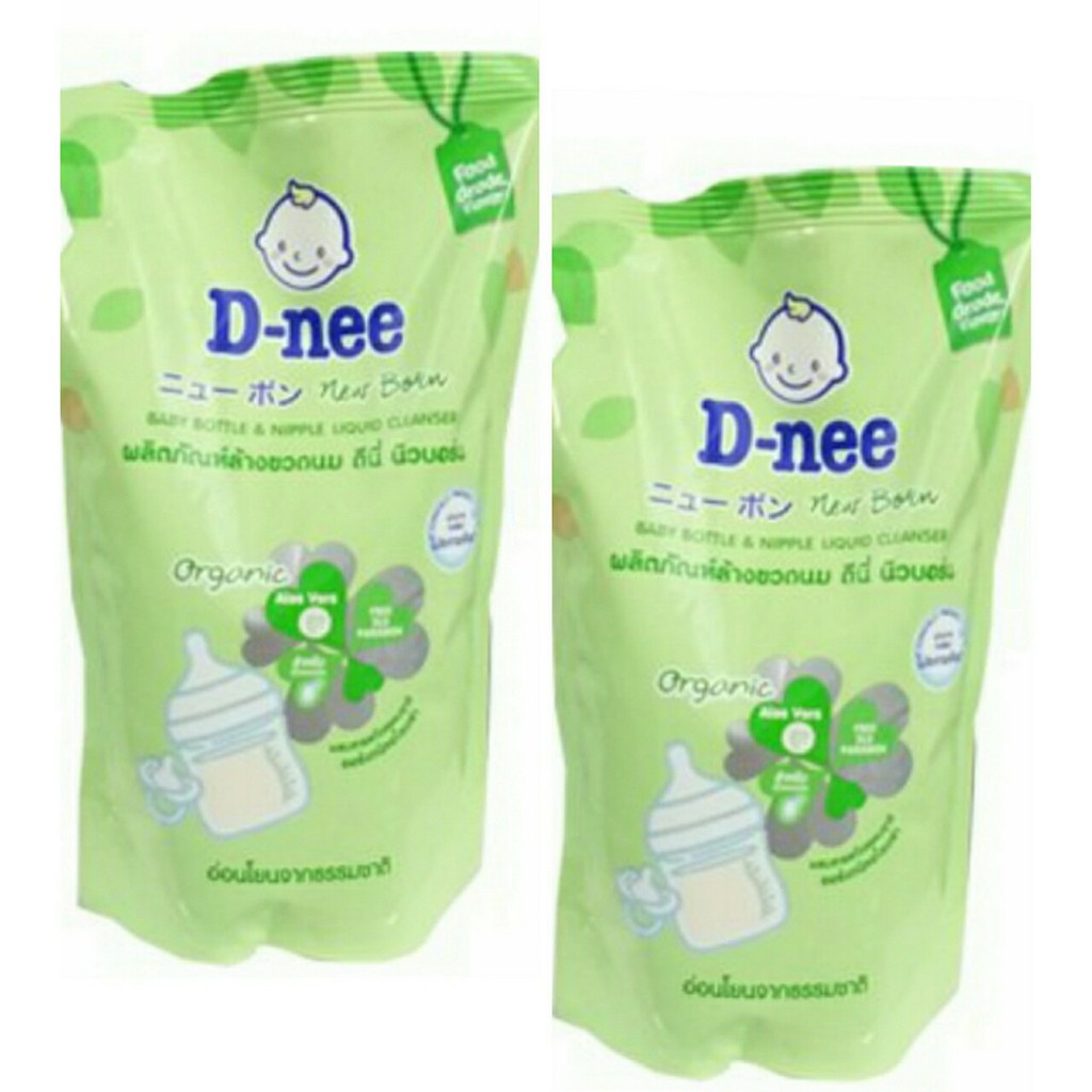 (Date mới) Nước rửa bình sữa Dnee dạng túi 600ml