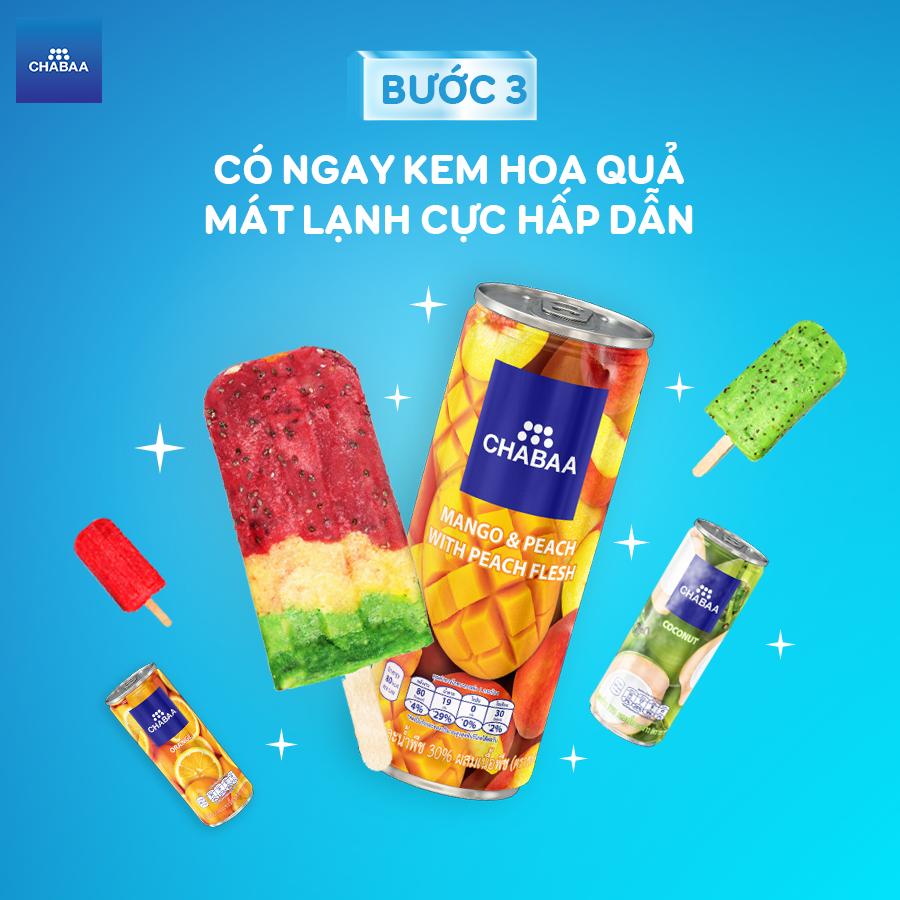 Nước trái cây Chabaa Thái Lan nhiều vị 230ml