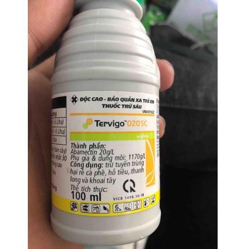 TERVIGO 20SC Trử TUYẾN TRÙNG