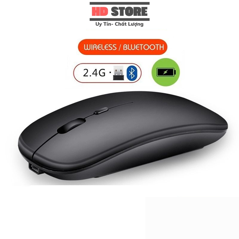 Chuột không dây Bluetooth Và 2.4G Pin Sạc